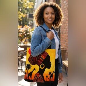 1pc African Cloth Tote Bag